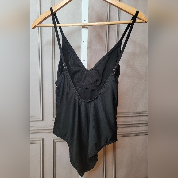 One Piece High Cut Swimsuit Sequined Pineapple ALOHA Juniors Large - Picture 3 of 13